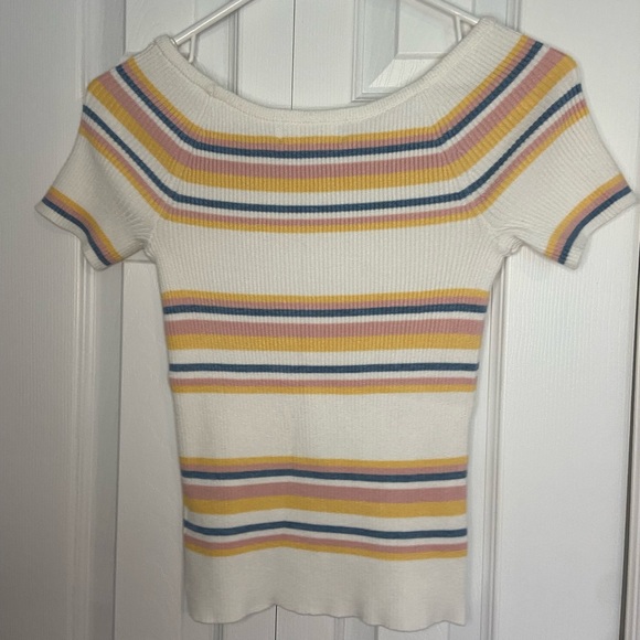 Ribbed Striped Top - Picture 2 of 3